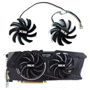 FDC10H12S9-C 85MM 4PIN FD710H12S pour Sapphire <span class=keywords><strong>R9</strong></span> 390 390X RX470 480 <span class=keywords><strong>R9</strong></span> <span class=keywords><strong>270X</strong></span> 20X HD7870 ventilateur de remplacement de carte graphique - Product Image 1
