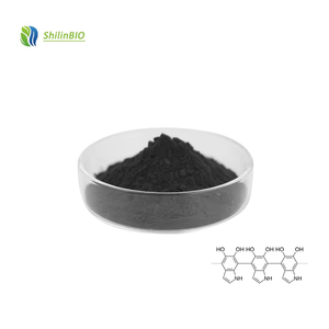 Gıda sınıfı 99% Melanin bitkisel özü tozu gıda boyama için şişe davul veya ambalaj olabilir - Product Image 3