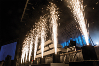 HAPPINESS 200g Stage Spray Machine Cold Fountain Machine Télécommande pour DJ Parties,Big Show, Mariage