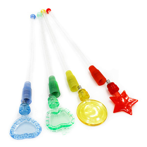 Nhựa LED Nhấp Nháy Khuấy Swizzle Gậy Led Đầy Màu Sắc Nhựa Uống Khuấy LED Nhấp Nháy Rượu Khuấy - Product Image 4