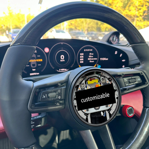 Volante de Fibra de Carbono para Porsche 718 911 991 992 GT2 GT3 GT4 Cayenne Macan Panamera, Plug and Play, OEM de Fábrica - Product Image 2