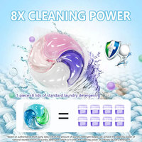 Lessive en capsules 4-en-1 pour vêtements, liquide à 4 compartiments, écologique, nettoyage en profondeur, détachant, adoucissant, rafraîchissant, OEM ODM, directement de l'usine