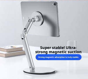 Support de tablette magnétique de bureau Mingcard P19, hauteur réglable, angle de vision réglable, 360° °   Support rotatif pour tablette et téléphone - Product Image 3