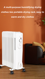 Calentador de radiador lleno de aceite eléctrico 9 aletas 11 aletas 13 aletas calentador de aceite eléctrico 2000W 2500W lugar de trabajo doméstico uso en habitación grande - Product Image 6