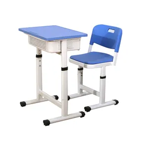 Professional School Furniture Manufacture Classroom Table adjustable child study desk and chair