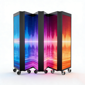 Cabina de DJ Portátil Personalizada con LED, Fácil de Mover, Pantalla LED para Video Wall, Sincronización Perfecta con la Música - Product Image 3