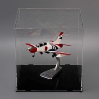 Labubu Vitrine pour objets de collection Boîte en acrylique transparent Alternative Glass Case Figures Home Storage & Organizing Toys