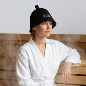 Gorro de Sauna de Fieltro Ecológico de Lana Merino Ulike MW-34, Estilo Vikingo Nórdico, Sin Costuras, Suave, Reutilizable, Gorro de Ducha para Adultos, Logotipo Personalizado - Product Image 6