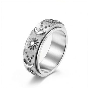 Dainty Stainless Steel Gold Plated Punk Style <b>Rings</b> Geometric Shape Men's Tryme Brand Daily Wear Gift - Product Image 5