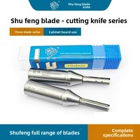 Pisau Pemotong Tiga Mata Pisau Lurus Shufeng TCT untuk Pemotongan Pinggir dan Pembuatan Alur; Mata Bor Router Kayu Berpatent; Pengukiran CNC