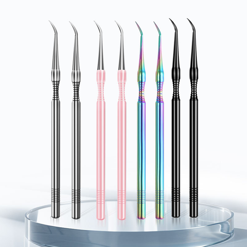 Professional Custom Stainless Steel Eyelash Tweezers