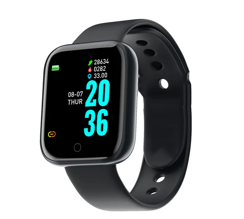 Productos que más vendidos Contador de pasos de frecuencia cardíaca Reloj D20 D20S Smartwatch D20 Y68 Pulsera inteligente D20 Reloj Inteligente Y68