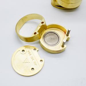 치과 2 레이어 더블 탱크 청동 처리기 틀니 플라스크 프레스 압축 렌치 핸들 - Product Image 3