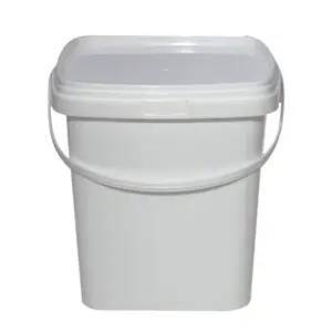 Factory 500ml-5000ml Large Plastic Barrel Food Grade PP Square Plastic Bucket With Lid