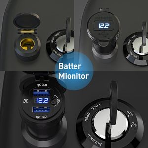<span class=keywords><strong>Chargeur</strong></span> de <span class=keywords><strong>moto</strong></span> USB QC 3.0 avec accessoires de commutateur pour <span class=keywords><strong>BMW</strong></span> R1200RT R1200GS R1250GS R1300GS ADV R12 F800GS F800GT - Product Image 6