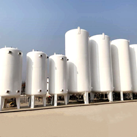 Réservoir de stockage cryogénique horizontal/vertical pour oxygène liquide / azote / argon / CO2 / GNL pour les usines agroalimentaires, neuf/occasion