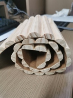 Panneaux muraux en bois MDF cannelé flexible de haute qualité