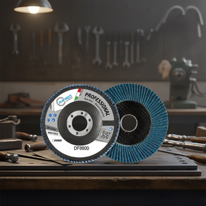 Disque à lamelles professionnel Fervi 115 mm, abrasif sans fer pour ponçage du métal - Product Image 2