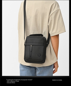 Men Nylon Shoulder <b>Bag</b> <b>Messenger</b> <b>Bag</b> Casual Waterproof Oxford Zipper Pocket Handbag Fashion Tote Travel Male Crossbody <b>Bags</b> - Product Image 6