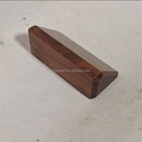 Promotion : Support de plaque de nom de bureau en noyer, socle de présentation de table en bois, plaque nominative professionnelle en bois pour table