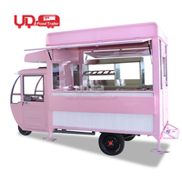 Meistverkaufter Elektrischer Food-Tricycle Hot-Dog-Stand Piaggio Ape Mobile Mini-Küchen-Truck Eiswagen