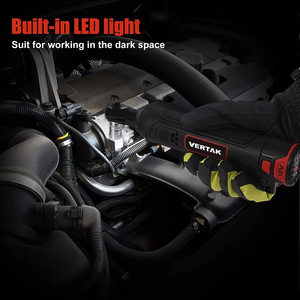 Brushless Portable 12V Lithium-ion 1Ah <b>Battery</b> Cordless Handheld Industrial DIY Impact Wrench 45N.m Torque 2 Drive - Product Image 6