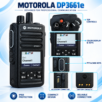 Radio portable Motorola DP3661e XiR E8628i avec clavier et écran, VHF UHF, talkie-walkie, étanche IP68, WiFi, Bluetooth, GPS, pour équipe professionnelle