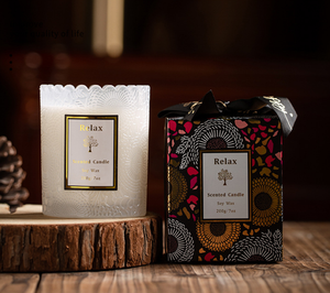 เทียนหอมถั่วเหลืองแบรนด์ส่วนตัว ดีไซน์ใหม่ กลิ่นหอมสำหรับอาบน้ำและบำรุงผิว พร้อมกล่องของขวัญสีสันสดใส เหมาะสำหรับเป็นของขวัญวันหยุดและตกแต่งบ้าน - Product Image 5