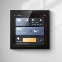 Panel de Control Central Golden Security con Pantalla Táctil de 4 Pulgadas y Altavoces de Techo de 2 Vías, Compatible con Tuya Gateway para Dispositivos de Hogar Inteligente