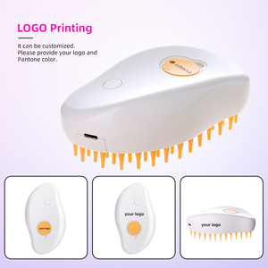 Custom logo Hair Scalp <b>Scrubber</b> Shampoo Brush with Oil Dispenser Hair Growth Liquid Dispenser for Scalp Massager - Product Image 3