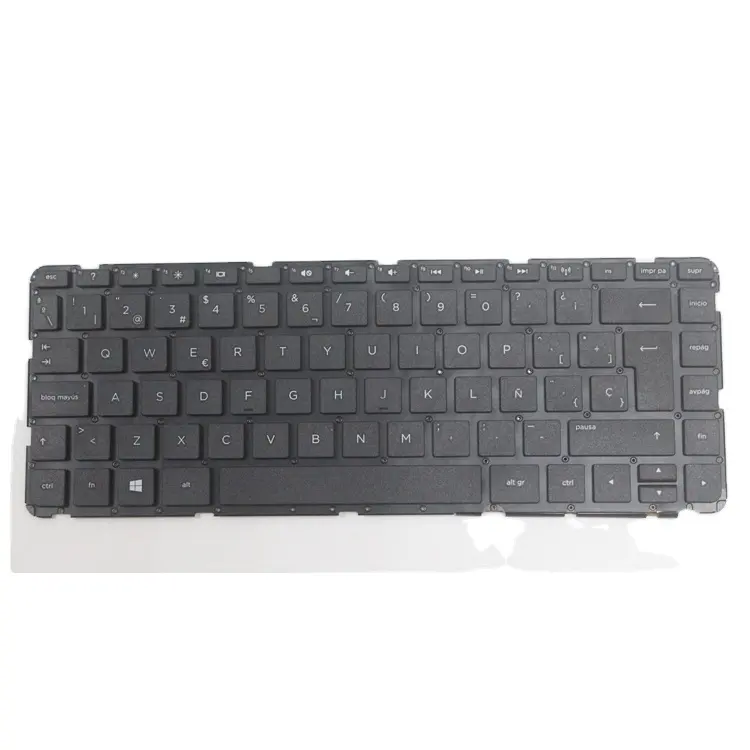 Retroiluminación sin marco versión española teclado universal externo portátil teclados para HP 14-G000