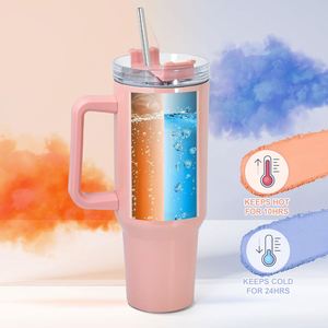Vaso Térmico 2026 de 40oz con Tapa a Rosca Antiderrames para Vasos de Viaje de Acero Inoxidable - Product Image 2