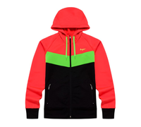 Vestes à capuche en tissu éponge français pour hommes grande taille en gros vêtements d'automne respirants avec fermeture à glissière