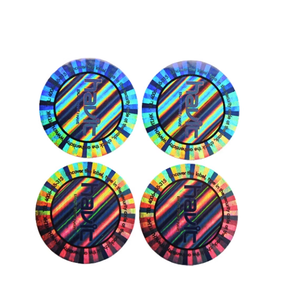 An Ninh 3D Holographic Lá Vàng Dom Dán Biểu Tượng Tùy Chỉnh Holographic An Ninh Có Thể In Lọ Con Dấu Nhãn Nhiệt Cho Bao Bì - Product Image 3