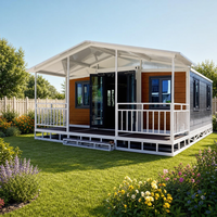 Maisons préfabriquées, villas 2, 3, 4 chambres, maison modulaire préfabriquée, maison mobile compacte de 40 pieds ou 20 pieds à bas prix, maison conteneur