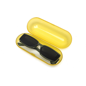 Shinetai אופנתי Custom משקפיים מקרה צהוב קפסולת צורת פלסטיק משקפיים תיבת אריזה - Product Image 2