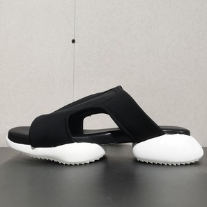 Nuevas Sandalias Deportivas Negras Premium, con Plataforma, Tejido Elástico, Punta Abierta, Estilo Casual - Product Image 3