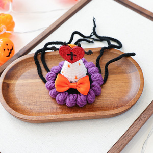 Accesorios para mascotas para perros y gatos pequeños, incluyendo gorros pequeños de punto con temática de Halloween, elegantes y adorables, y adornos para mascotas. - Product Image 2