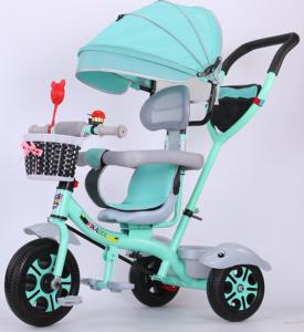 1-6岁儿童三轮车童车男童女童带遮阳伞骑 - Product Image 2