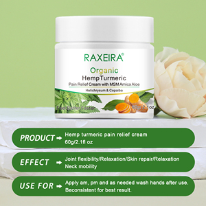 Creme De Cânhamo Personalizado Açafrão Mentol Extrato De Óleo De Cânhamo Herbal Acne Remover Creme Orgânico De Cânhamo Pain Relief Facial Creme - Product Image 6