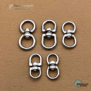 Hebilla Clásica de Acero Inoxidable para Accesorios de Bolsos, Conector de Correa Metálica Resistente - Product Image 4