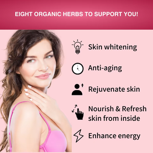 Thé de beauté et de santé aux super herbes OEM pour éclaircir la peau, mélange naturel d'orge, de graines de coix et de rose, végétalien, boîte de 20 sachets de thé - Product Image 5