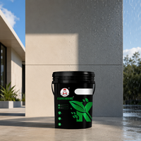 Pintura Acrílica Elástica para Paredes Interiores y Exteriores, Revestimiento en Rollo, Aplicación Simple con Brocha, Universal para Construcción