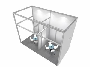 Divisores de Habitaciones Móviles, Paredes Divisorias Personalizadas con Marco de Aluminio, Tipo Vidrio o Madera, Modulares para Interiores, Oficinas y Exposiciones - Product Image 4