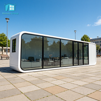 Cabaña Prefabricada Portátil para Exteriores, Diseño Modular Personalizado, Espacio de Trabajo y Vivienda, Oficina Tipo Pod, Casa Prefabricada Pequeña