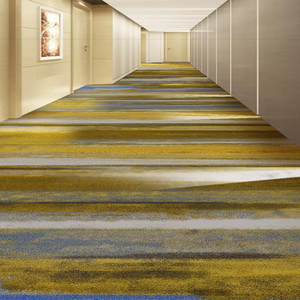 Alfombras de lana para área pública de diseño moderno a la moda, alfombra antideslizante de pared a pared, alfombra Axminster personalizada para habitación de Hotel - Product Image 4