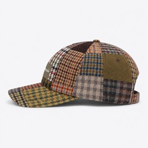 Gorra de Béisbol de Lana con Etiqueta Tejida y Logotipo Personalizado al por Mayor, Estilo Vintage Retro, 6 Paneles, Estructurada, con Visera Curva - Product Image 4