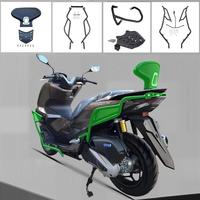 Accessoires de moto avec pare-chocs, barres d'échappement, porte-bagages arrière, porte-coffre, appuie-dos, compatibles avec 25 PCX160