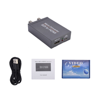 Convertisseur SDI vers HDMI, adaptateur de conversion vidéo micro HD SDI, entrée SDI, sortie HDMI pour caméra, moniteur