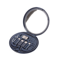 Adaptateur de câble de chargement 60W personnalisé, boîte de rangement, organisateur de câble de données multifonction pour imprimante, kit de voyage pour ordinateur